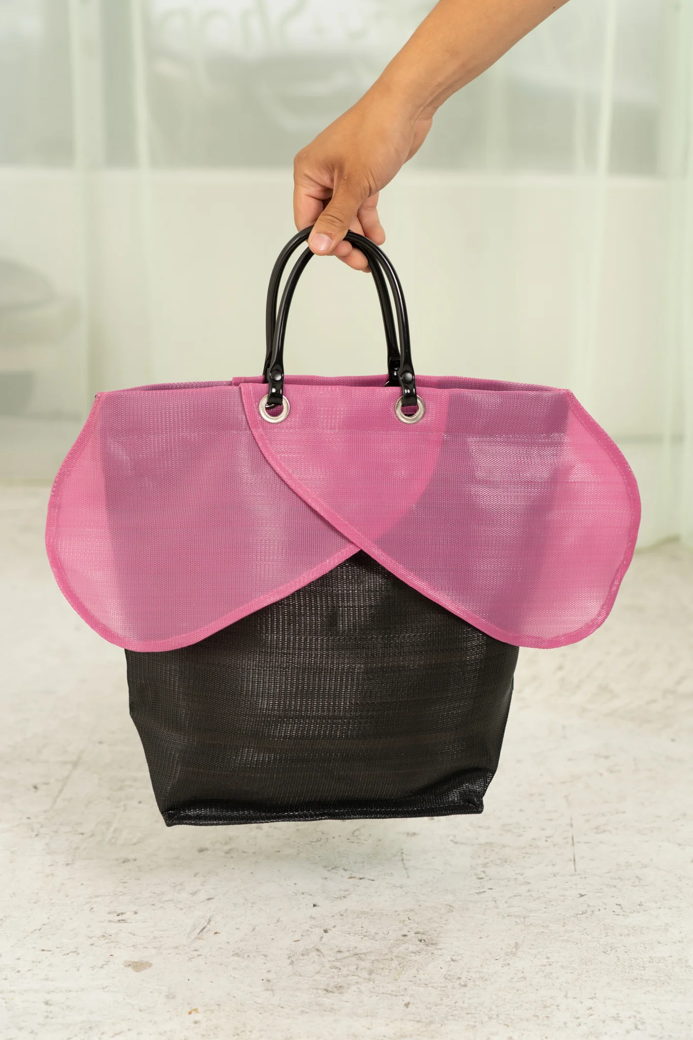 Flower Edition Bolivian Bazar Bag (Lilac) - Image 3