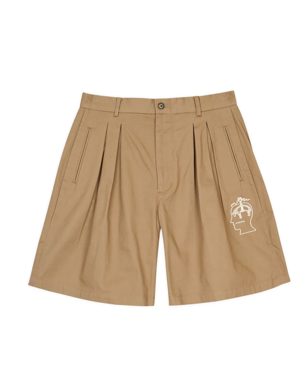 BD x Brooks Brothers Pleated Chino Short (Desert) - Image 3