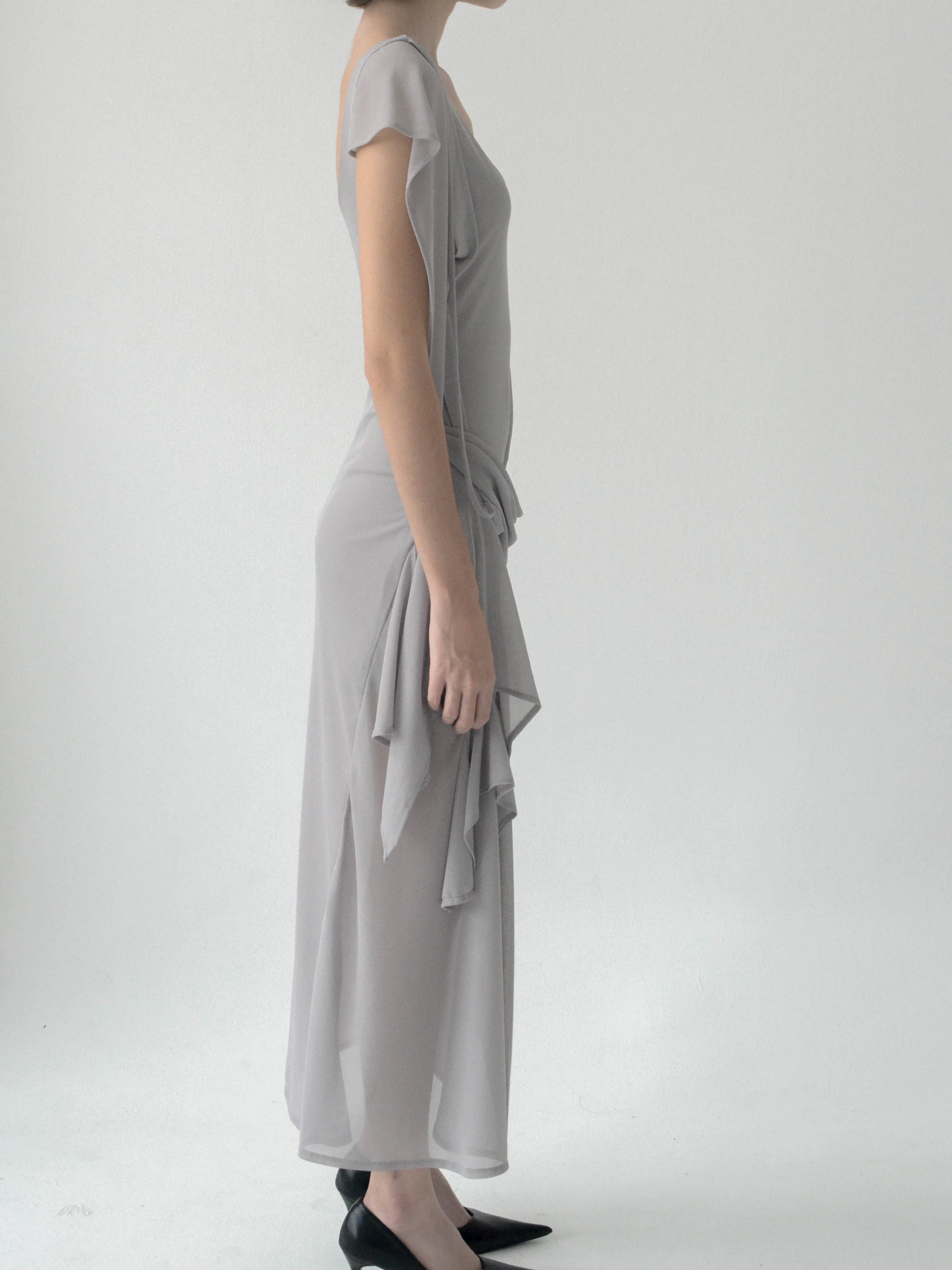 Antro Mesh Dress (Slate) - Image 5