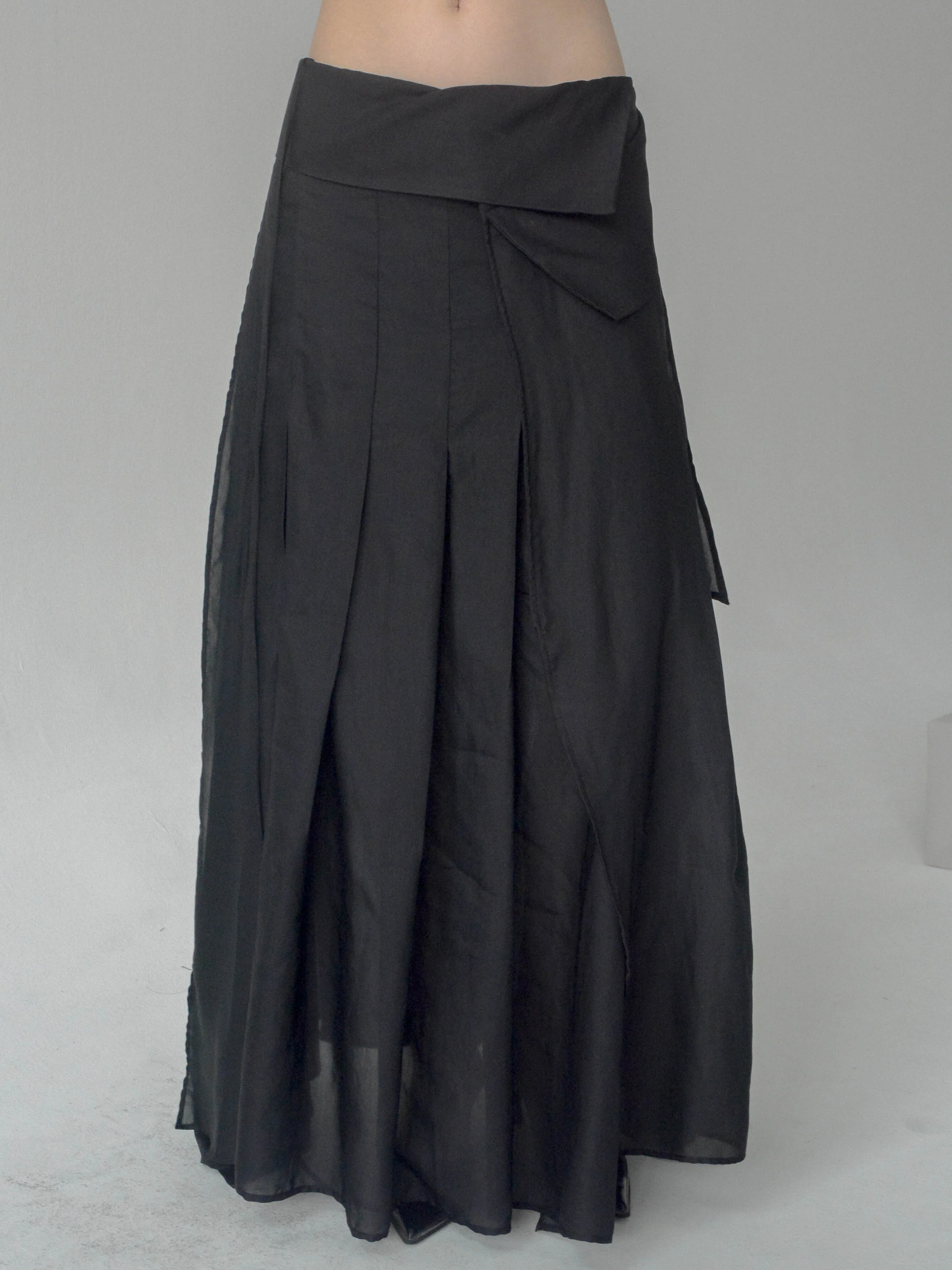 Opal Pleated Skirt (Black) - Image 6