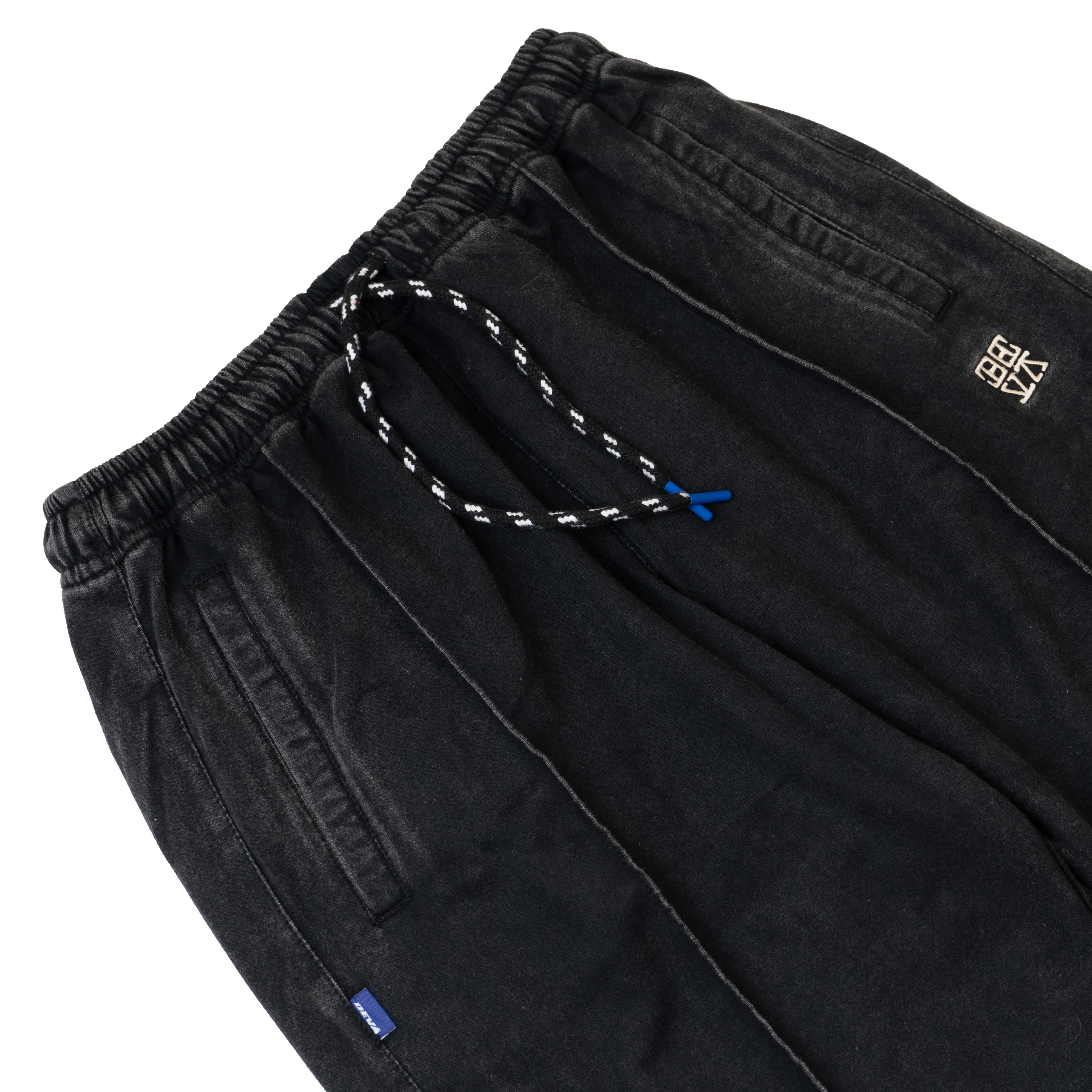 Midtown Faded Terry Trackpants (Washed Black) - Image 7