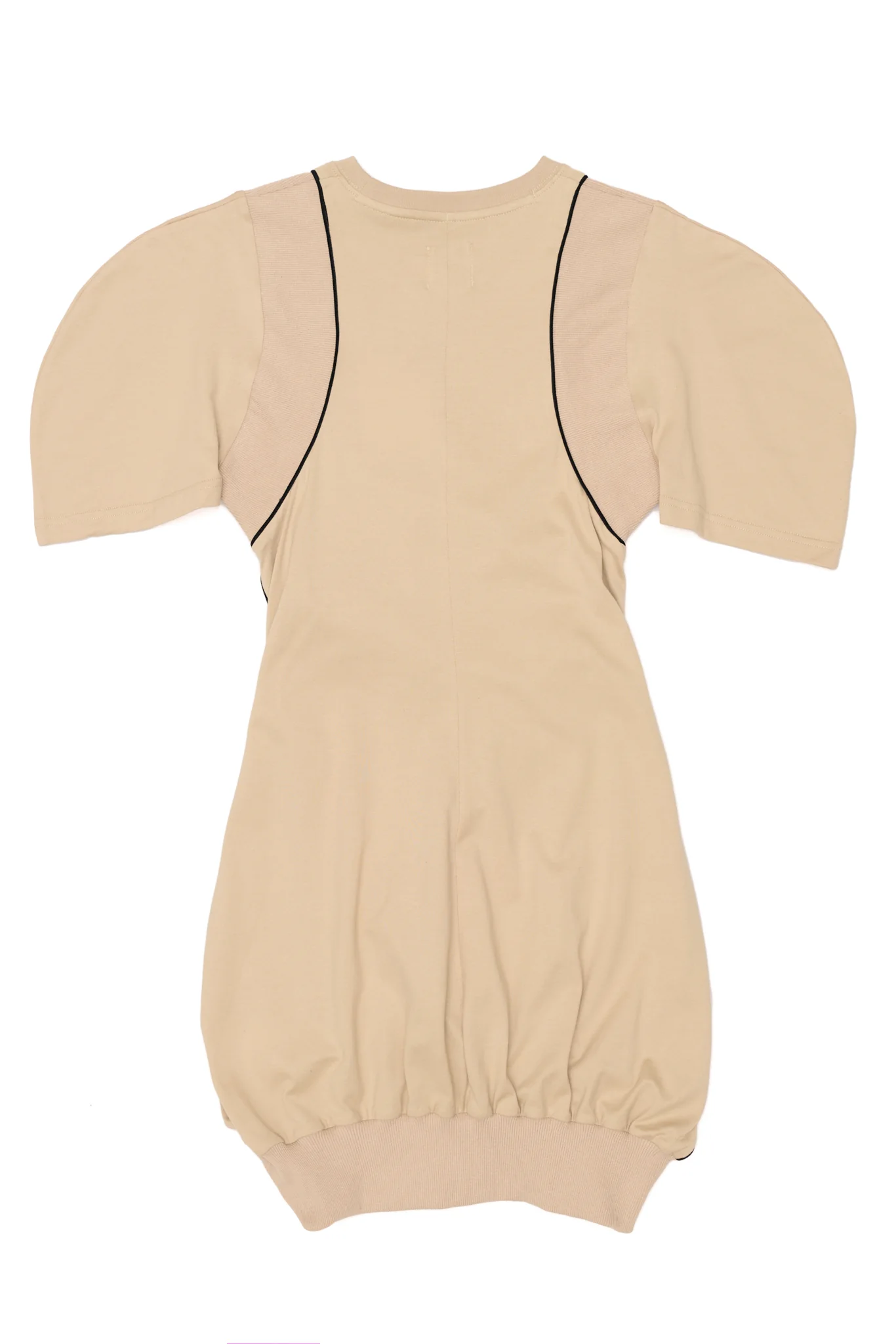 Backpack T-shirt Dress (Beige) - Image 6