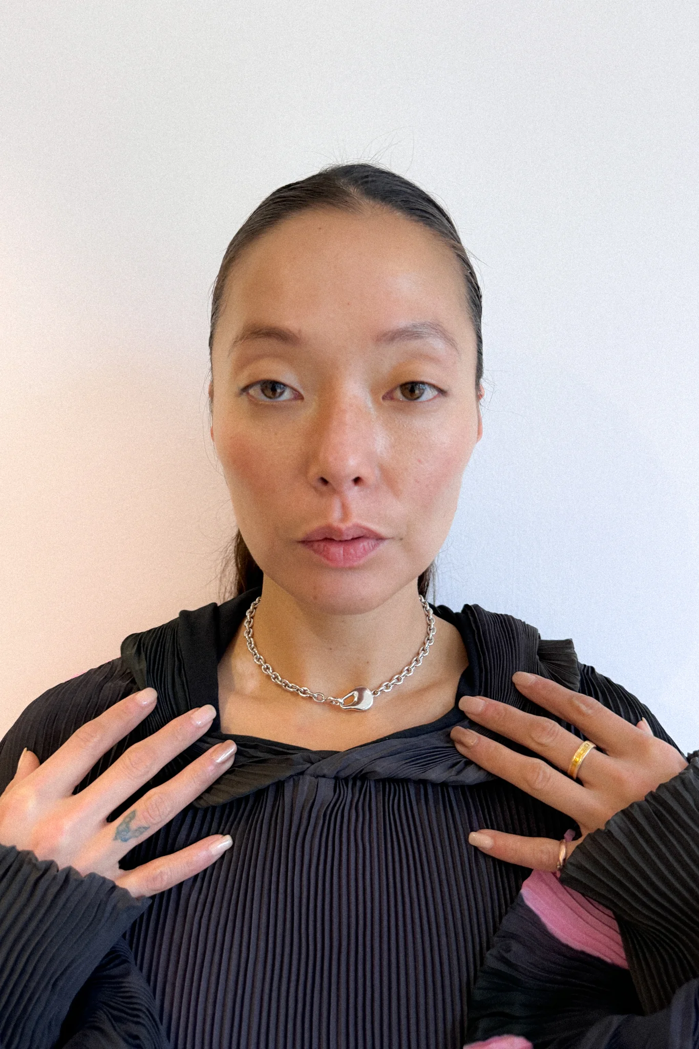 Fluid Form Chunky Necklace - Image 3