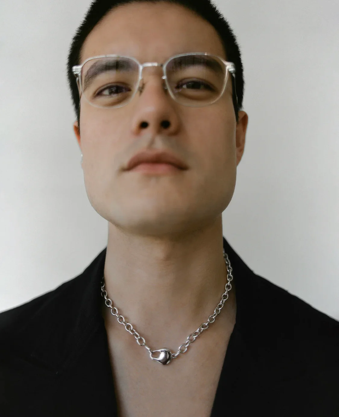 Fluid Form Chunky Necklace - Image 7