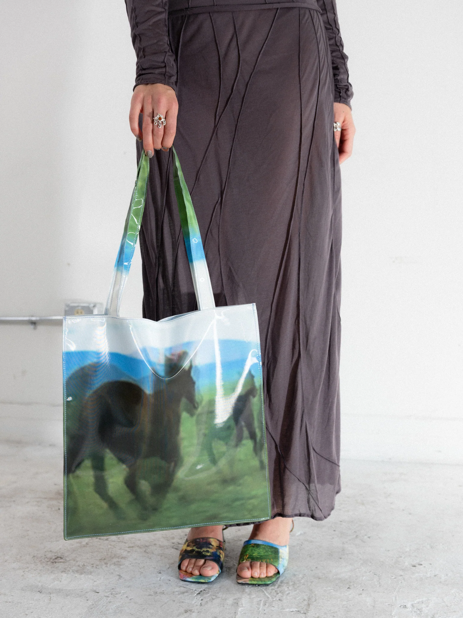 Lenticular Strappy Mule Heels (Landscape) - Image 3