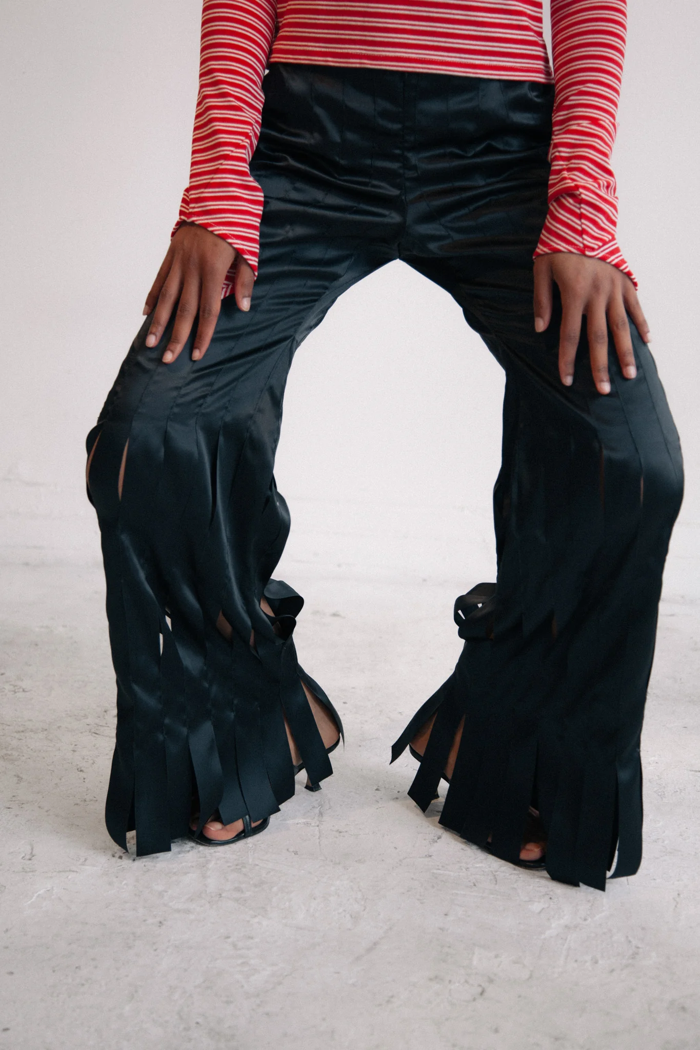 Ribbony Trousers (Black) - Image 3