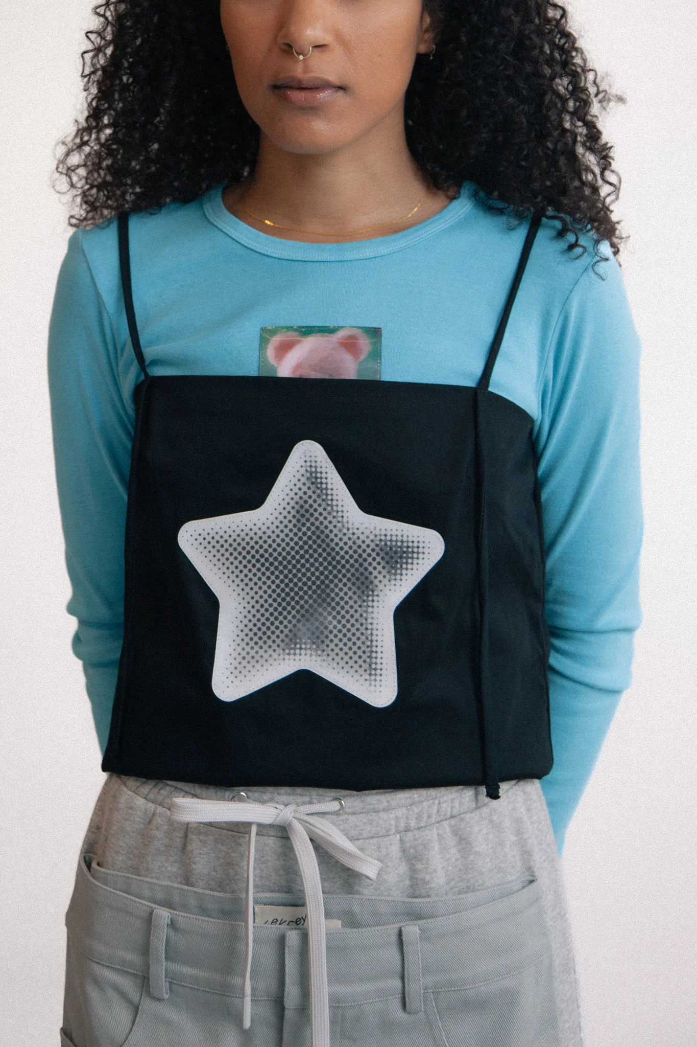 Star Spaghetti Tank (Black) - Image 4