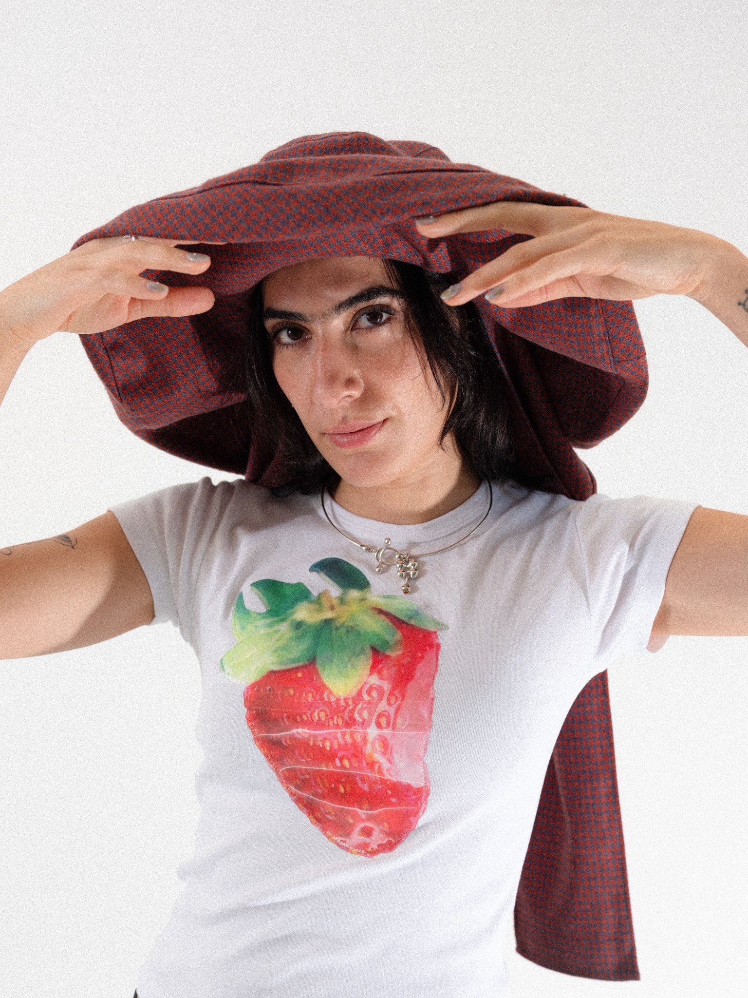 Strawberry Baby Tee (White) - Image 3