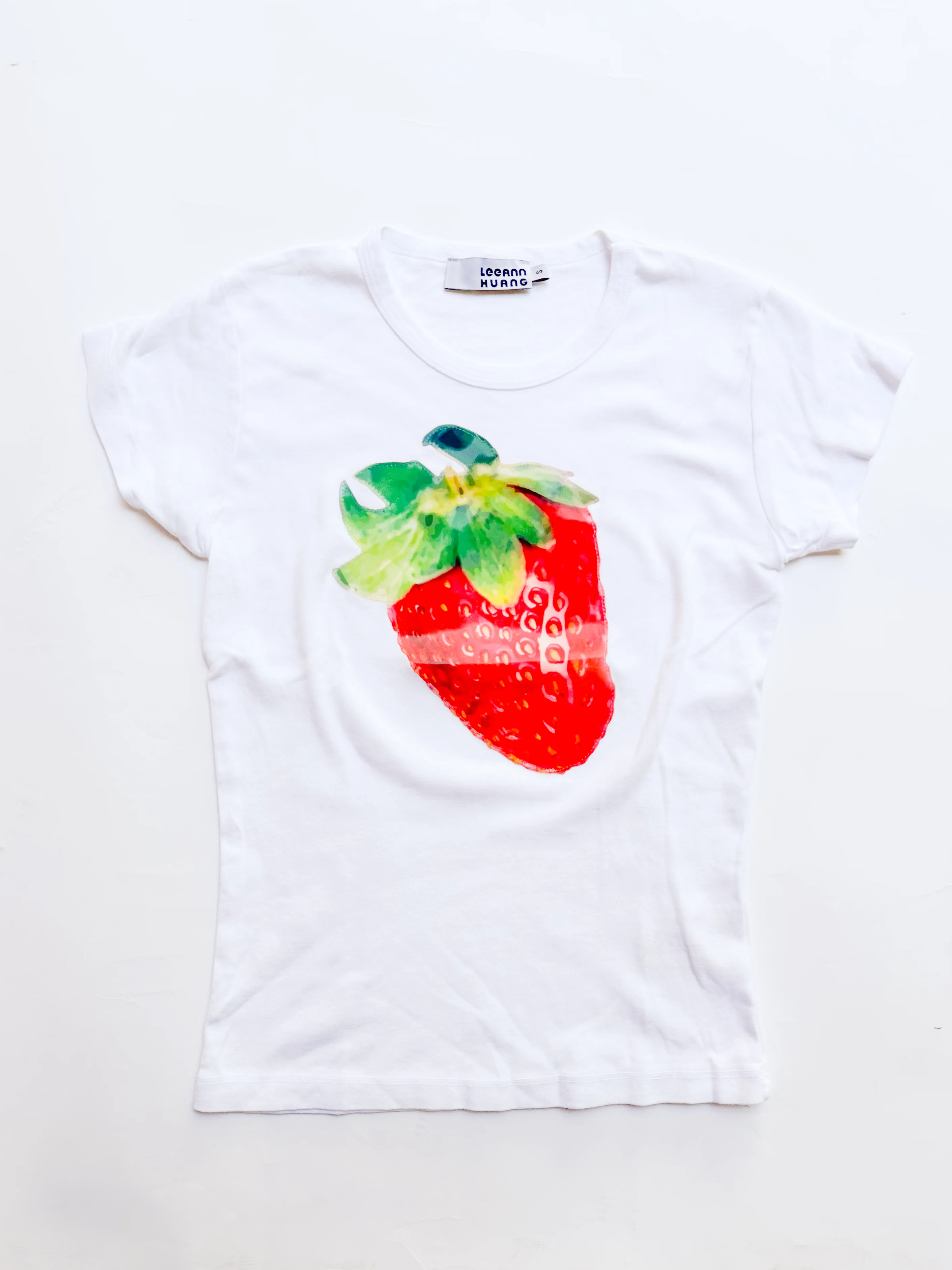 Strawberry Baby Tee (White) - Image 5