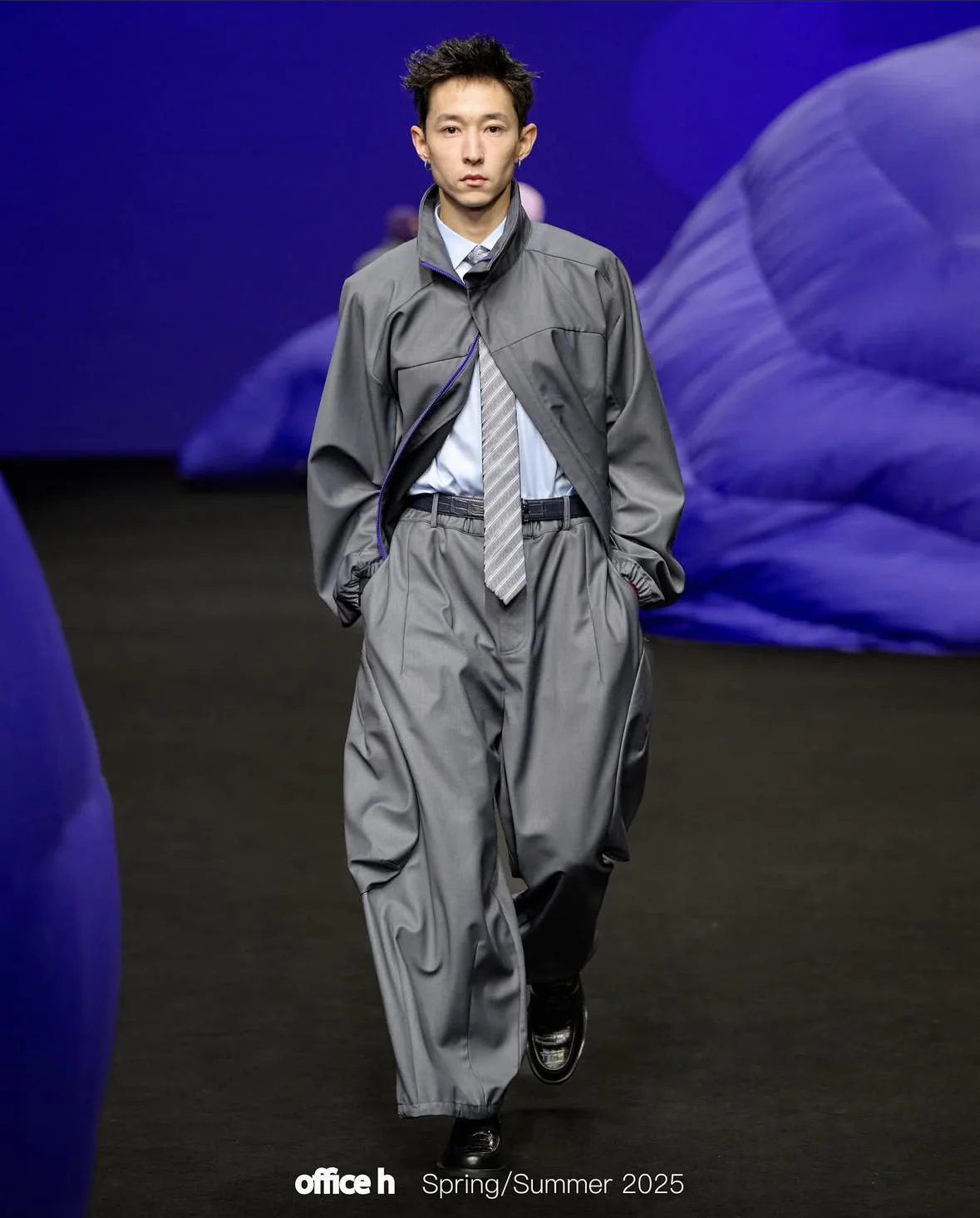 Large Pocket Trousers (Gray) - Image 3