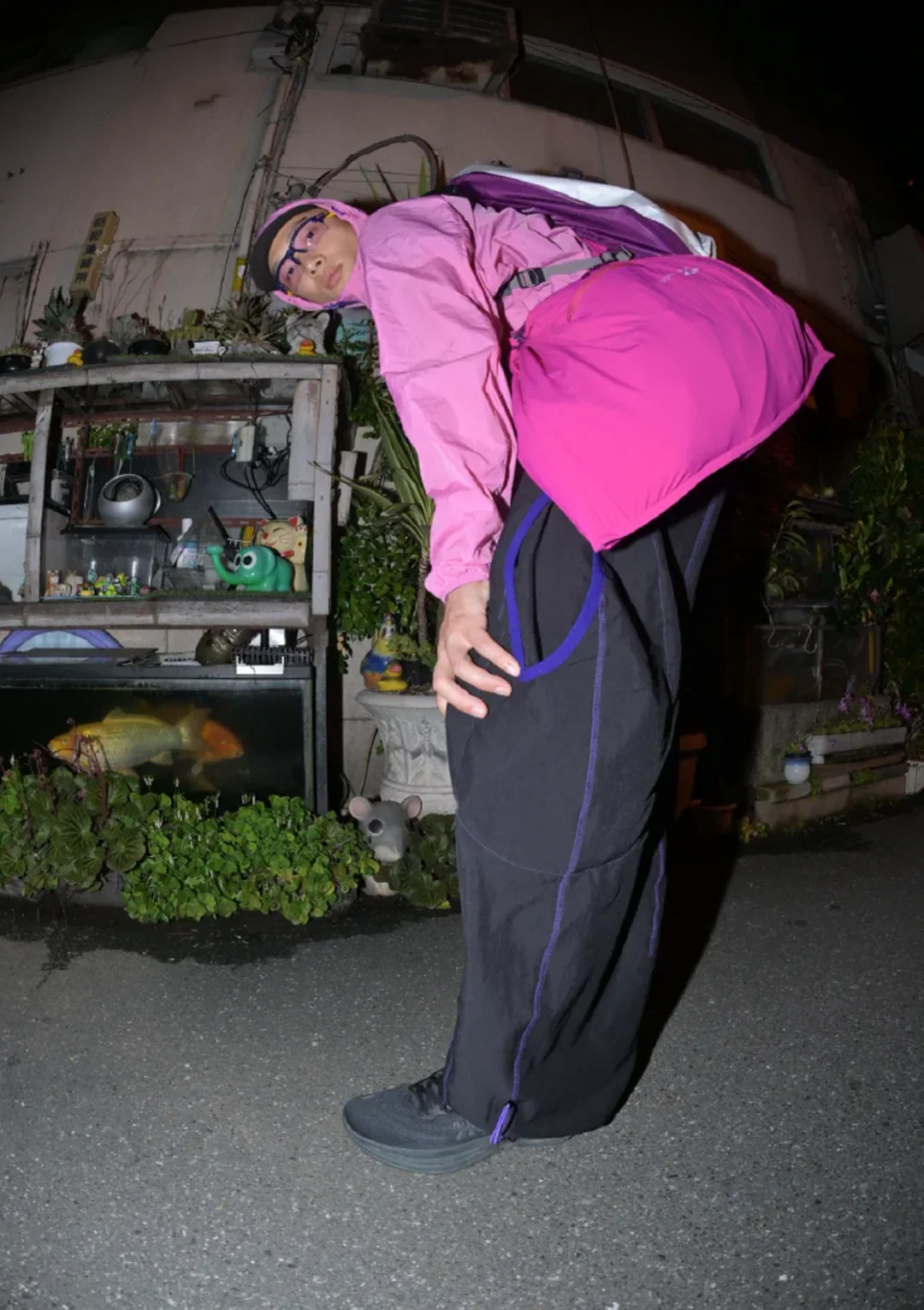 Oval Pocket Trousers (Black) - Image 3