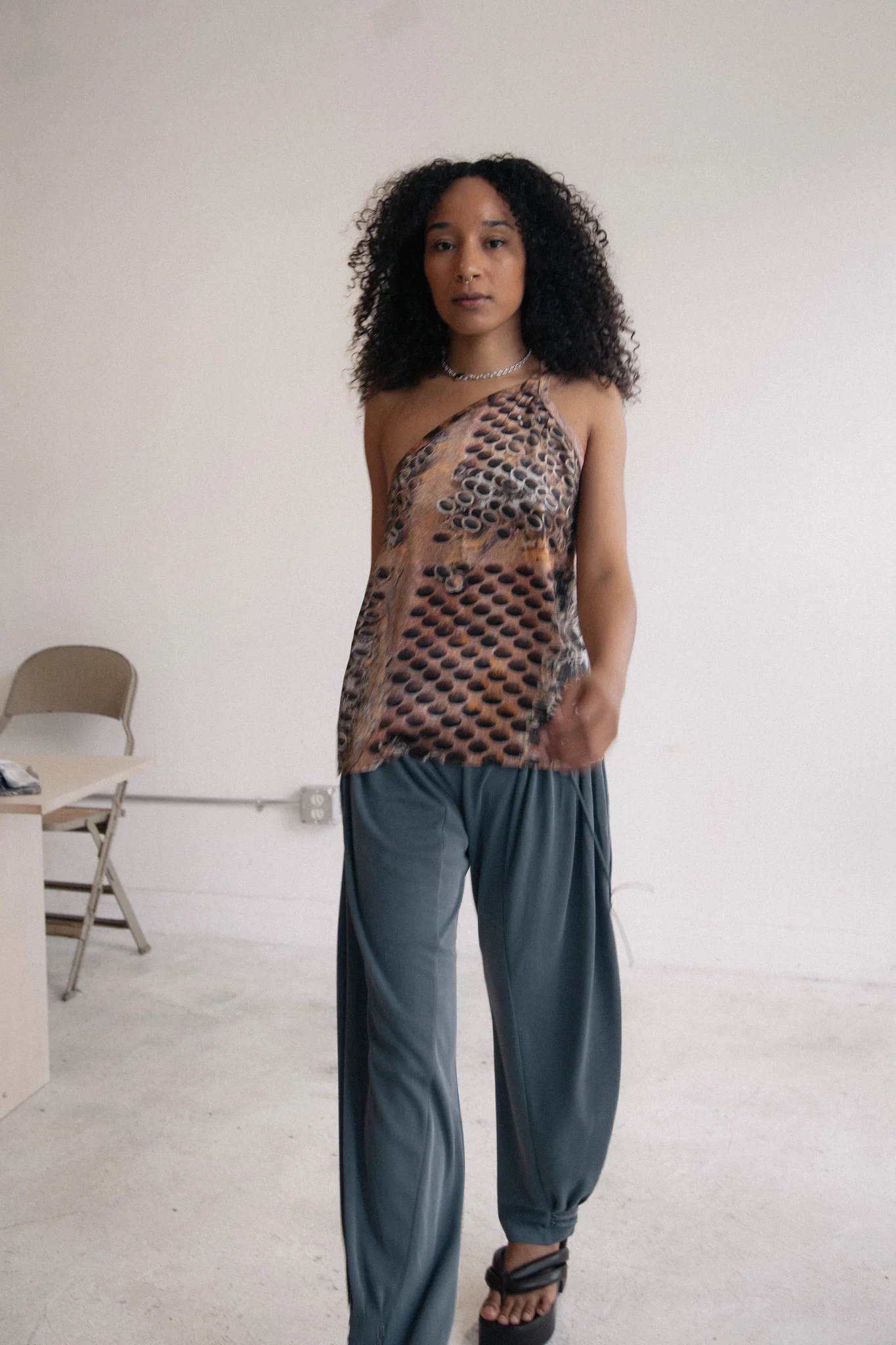 Curtain Jogger Pants (Washed Blue) - Image 3